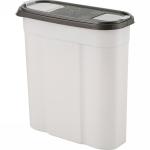 Контейнер для стирального порошка 3кг "Step" с дозатором антрацит