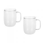 BY COLLECTION Набор кружек с двойными стенками, 2шт, 470 мл, стекло
