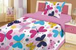 Детское постельное белье Шуйская бязь бабочки
