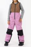 Полукомбинезон Colour block зима помадка