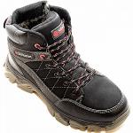 !Ботинки на меху 6753-3 черн/красн