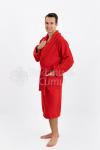 Халат махровый мужской Красный
