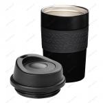 Термокружка Melbourne-360, колба нерж.сталь, 0,36 л, Pitch black, черный арт.75457 Master House