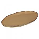 Ivlev Chef Органика Блюдо овальное, 36х26x3см, фарфор, бежевый