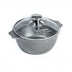 Кастрюля Гранит 4 л, с крышкой, антипригарн.покрытие, д/всех типов плит (кроме индукции) 44701 Мечта