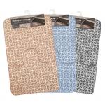 Коврик для ванной и туалета (набор 2 шт.-50*52 см, 50*85 см) текстиль/ПВХ, п/скользящий, 7060-002-beige беж.