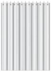 Haiba Штора для ванной комнаты, 180-180 см, 12 колец, полиэстер, белый, HB74001