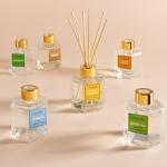 LADECOR Аромадиффузор с палочками 100мл, 6 ароматов дерево, апельсин,лемонграсс,лен,белый чай,манго