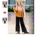 520-23в-1 Куртка для девочки Канди