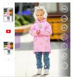527-23в-1 Куртка-парка для девочки Дрим