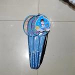 Бадминтон в наборе K-708 3 предмета: 2 металлические ракетки 56 см, чехол (голубой)