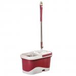 VETTA Набор МОП: ведро 12л, с колес., швабра, доп.насадка, принцип отж. Юла, метал.отжим, пластик