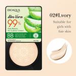 362036 BIOAQUA  ALOE VERA 99% Кушон для лица с экстрактом алое (02 слоновая кость), 20г