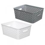 VETTA Корзина для хранения с крышкой "Сеул", 25x20x10см, 2 цвета