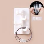 *Крючок настенный многофункциональный на липкой основе "ИДЕЯДОМА", цвет белый, нагрузка 3кг/9*5,5см (пакет с подвесом)