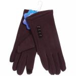 Перчатки  женские с утеплителем "ELEGANZZA", цвет бордовой розы, размер 23*8,5см, (пакет с подвесом)
