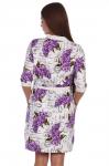 Комплект женский Сирень (сорочка_халат)распродажа