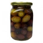 Микс из премиум оливок в рассоле EcoGreece, ст.б., 750г