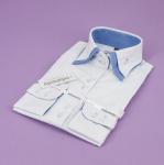 Женская блузка с двойным воротником Indumento арт. W1W-22FWHTBLU