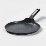 Cковорода блинная Magistro Warrior, d=24 см, h=1,6 см, антипригарное покрытие, индукция