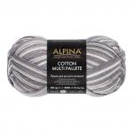 Пряжа ALPINA "COTTON MULTI PALLETE" 50% хлопок, 50% акрил 10 шт. х 50 г 205 м ± 5 м