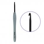 Для вязания "Gamma" RH-BL крючок с прорезин. ручкой алюминий d 4.0 мм 16 см в блистере .