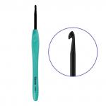 Для вязания "Gamma" RH-BL крючок с прорезин. ручкой алюминий d 4.5 мм 16 см в блистере .