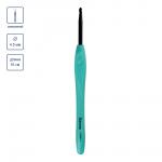 Для вязания "Gamma" RH-BL крючок с прорезин. ручкой алюминий d 4.5 мм 16 см в блистере .