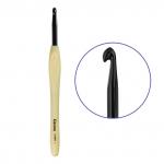 Для вязания "Gamma" RH-BL крючок с прорезин. ручкой алюминий d 6.0 мм 16 см в блистере .