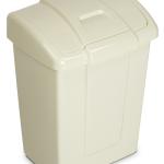 *Контейнер для мусора "Форте" 6л слоновая кость С339СЛК