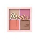*RELOUIS Палетка для макияжа лица "Paradiso Sun" (хайлайтер, румяна, бронзер)