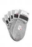 Носки мужские (в упаковке 5 пар) GREG G-20/02 серый укороч.