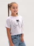 Футболка "Пальма" детская белый