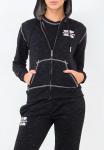 Костюм спортивный женский KENNEDY KW-SC-014(черный\антр)-H\LS