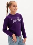 Лонгслив детский "Смайл" фиолет