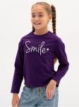Лонгслив детский "Смайл" фиолет
