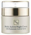 Health&Beauty 172 PREMIUM LINE Крем Ночной мультиактив.с Гиалуроновой кислотой, экстр.Икры 50мл /6/