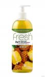 MODUM FRESH Шампунь Гель для душа 2в1 Увлажнение и питание Ананас, 750мл