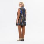 Жилет, ангора, принт "фантазия"