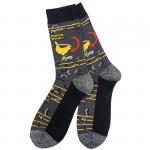 В мире животных | Носки "Курица или яйцо", р-р 38-40 (серый)