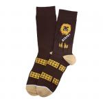 STAR WARG | Носки "Лего Чубакка", р-р 38-44 (темный шоколад)