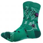 В мире животных | Носки "Пауки и паутинки", р-р 38-44 (зеленый)