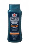 IRIS "Gentlemen club" Гель для душа мужской "ENERGY тонизирующий" Бодрящая свежесть 400мл