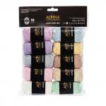 Пряжа ALPINA "AMIGURUMI" 100% хлопок 10 х 25 г 62 м ± 1 м