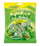 Жевательные конфеты со вкусом яблока "Кислые кольца" Woogie Foam-sugar gummi apple rings sour 250 гр
