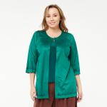 Кардиган, трикотаж, зеленый