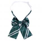 Галстук-бабочка факультета Слизерин (регулируемый размер)