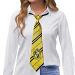 Галстук-регат факультета Пуффендуй (регулируемый размер, длина - 33см)