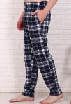 Брюки домашние "Тартан" (черный)