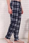 Брюки домашние "Тартан" (черный)